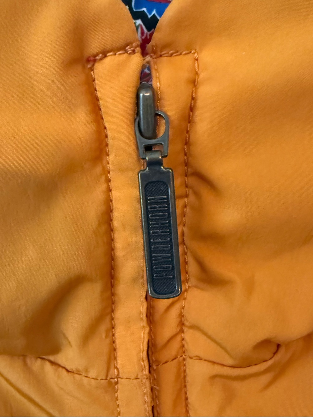 🧡🌺 Vintage Powderhorn Hooded Embroidered Windbreaker Jacket Size 12 - Picture 6 of 14
